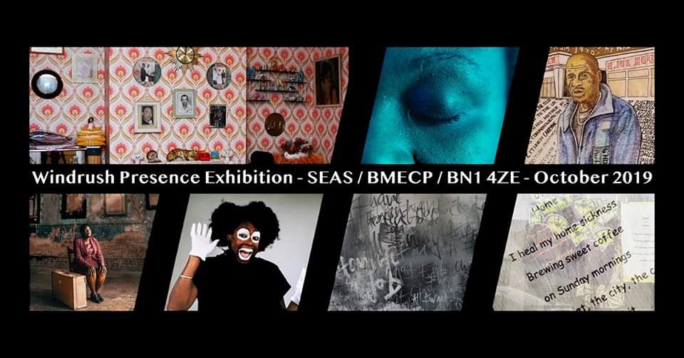 WIndrush exhibition, Seas, BMECP Centre, Black History Month, Brighton